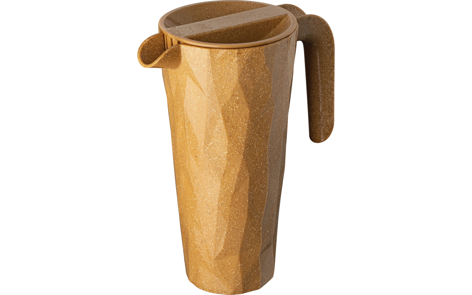 Koziol Club Pitcher Superglas Kanne mit Deckel 1,5 Liter nature ash grey