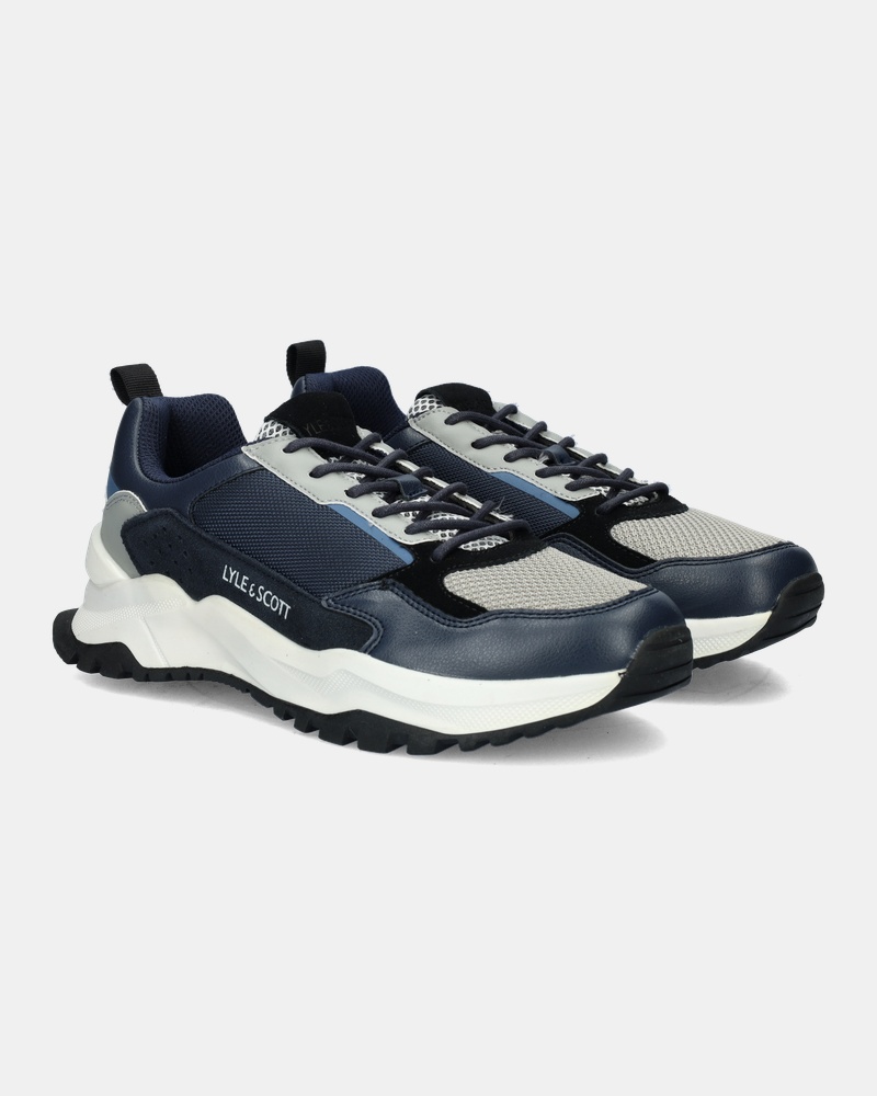 Lyle & Scott Whishaw Lage sneakers  - blauw