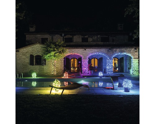 Twinkly LED lichtsnoer Net Generation II 190 LED's veelkleurige lichtkleur incl. WiFi en app-bediening