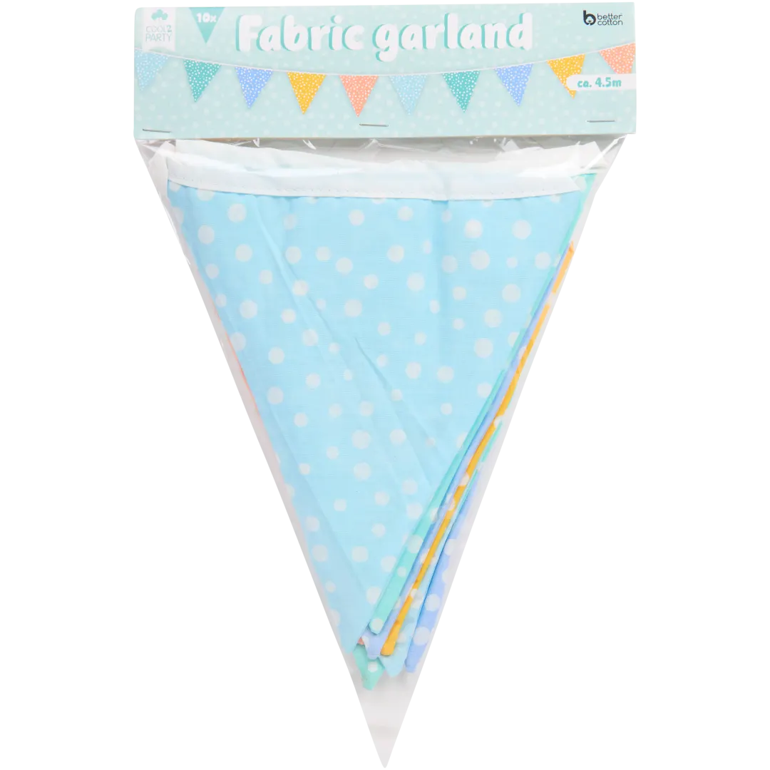 Guirlande de fanions en coton Cool2Party