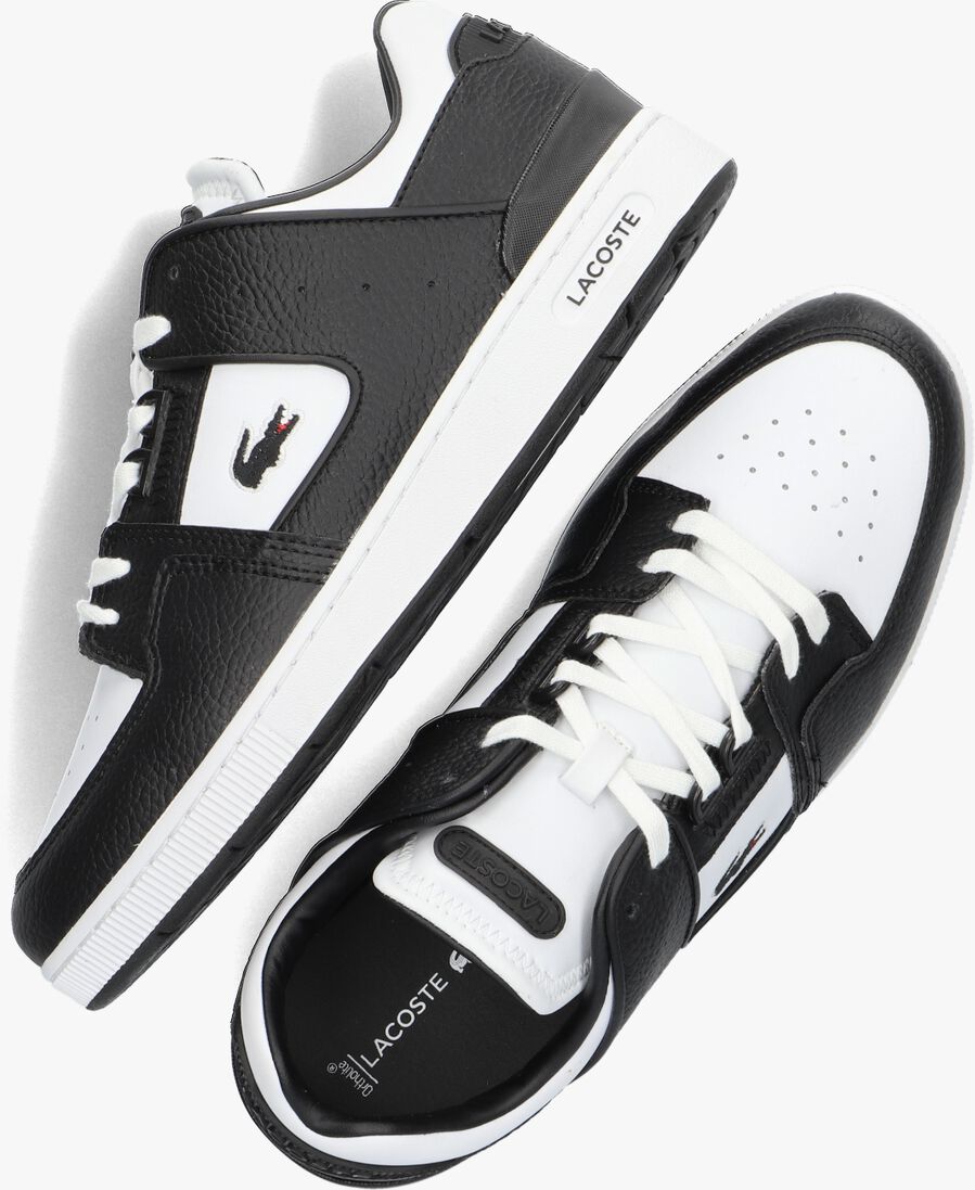 LACOSTE witte lacoste lage sneakers court cage