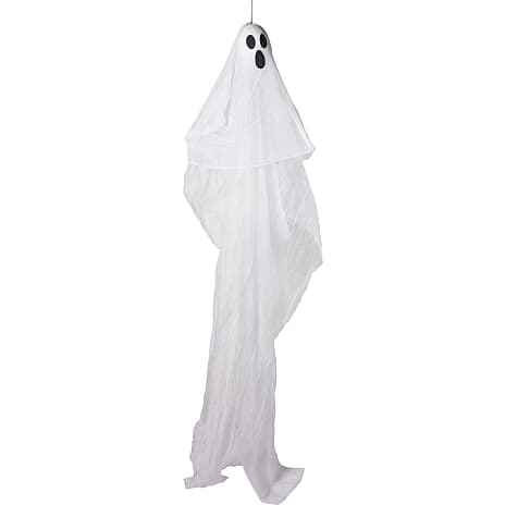 Halloween spøgelse H: 215 cm - hvid