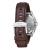 Nixon The Charger Chrono Leather Silver / Brown A1073-1113