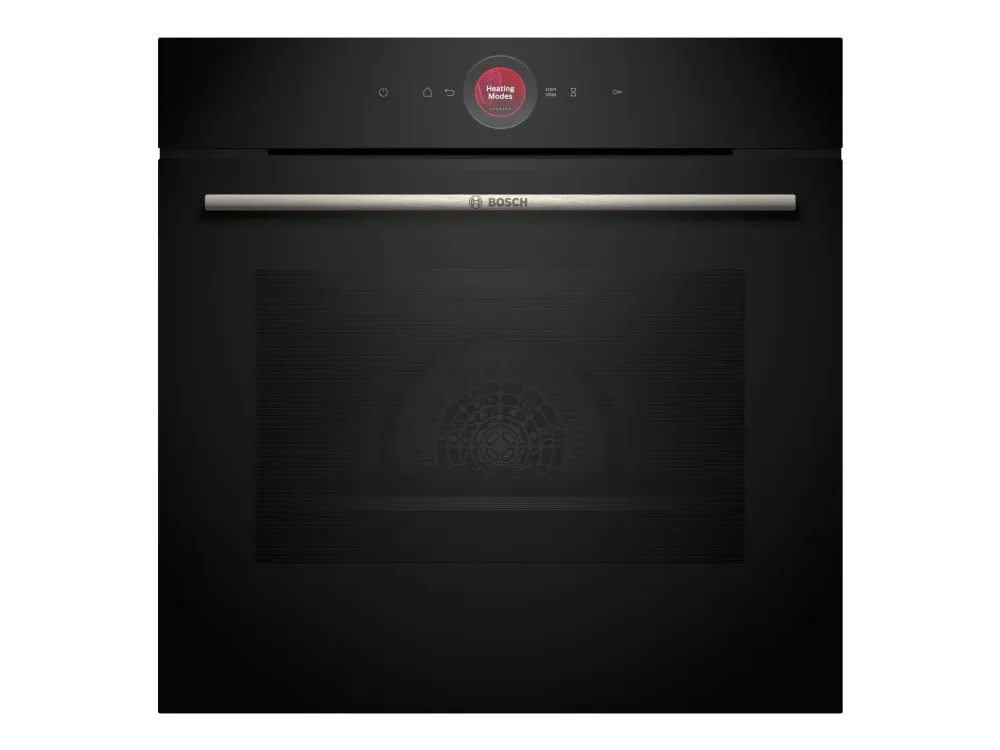 Bosch Serie | 8 HBG7721B1 - Ovn - til indbygning - niche - bredde: 56 cm - dybde: 55 cm - højde: 58.5 cm - med selv-rengøring - Klasse A  - sort