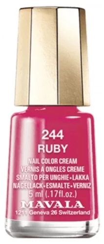 Mini Color Vernis à Ongles Crème - Couleur : 224 : Ruby - Mavala - 5ml