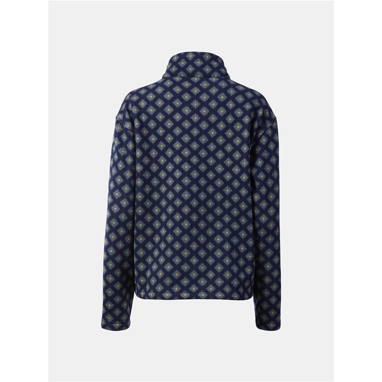Marmot Wm'S Heavyweight Drop Line Printed 1/2 Zip Navy