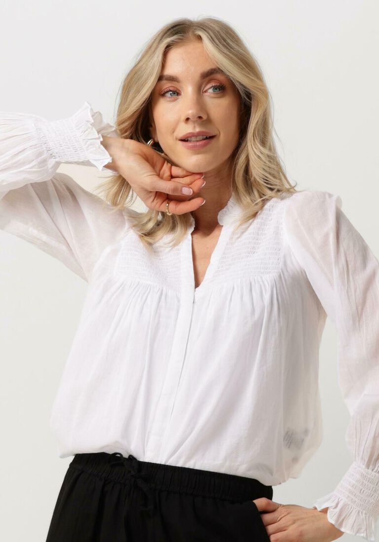 NEO NOIR witte neo noir blouse jill s voile blouse