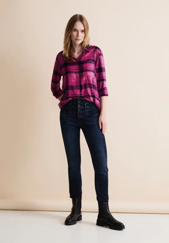Bluse aus Viskose - bright cozy pink