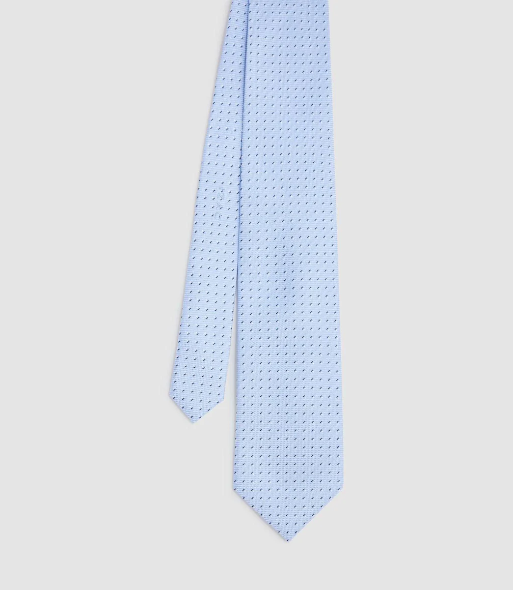 Cravate 8cm bleu ciel 