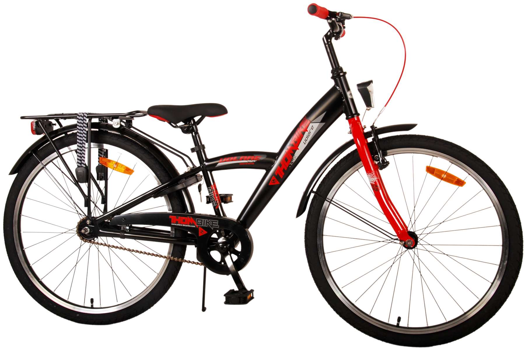 TPFSports Thombike Kinderfahrrad - Jungen - Rücktritt + Handbremse - 24 Zoll - Blau