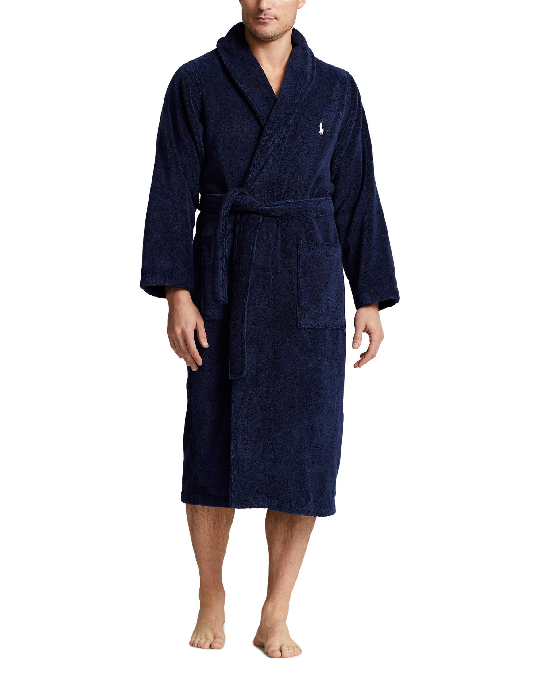 Polo Ralph Lauren| Herren Bademantel aus Baumwollfrottee