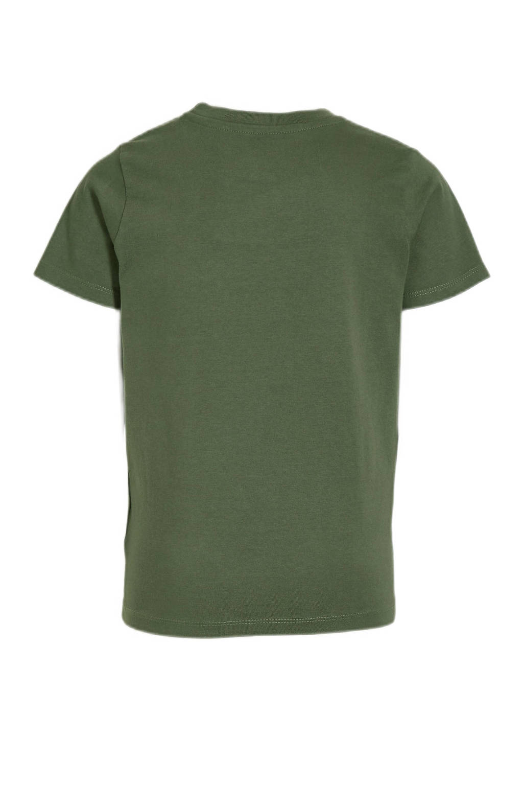 anytime T-shirt donkergroen