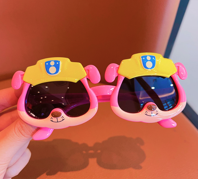 Photo Booth Brille Party Fotorequisite Sonnenbrille Tierische Helfer Accessoire Dekoration für lustige Bilder - Rubble / Pink