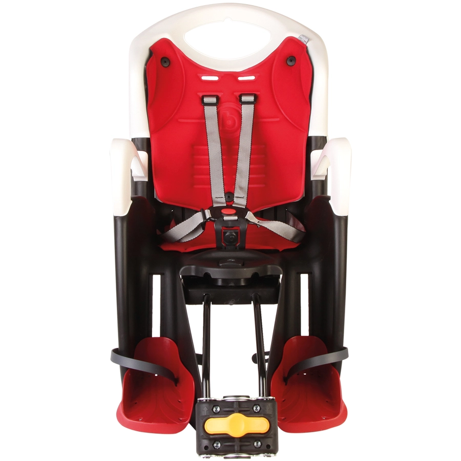 BELLELLI Kindersitz Fahrrad Tiger Reclining B-Fix frame mount White  Red