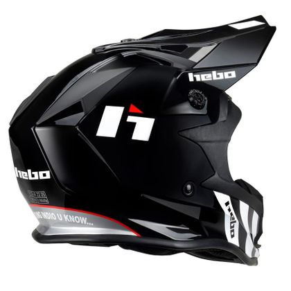 Casque cross Hebo MX P13 JUNIOR - Noir