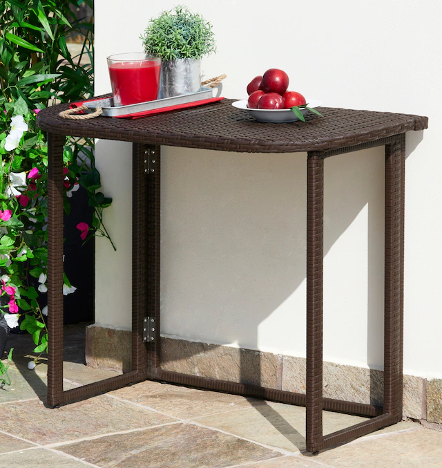 MERXX Gartentisch »Rattan« 50x90 cm