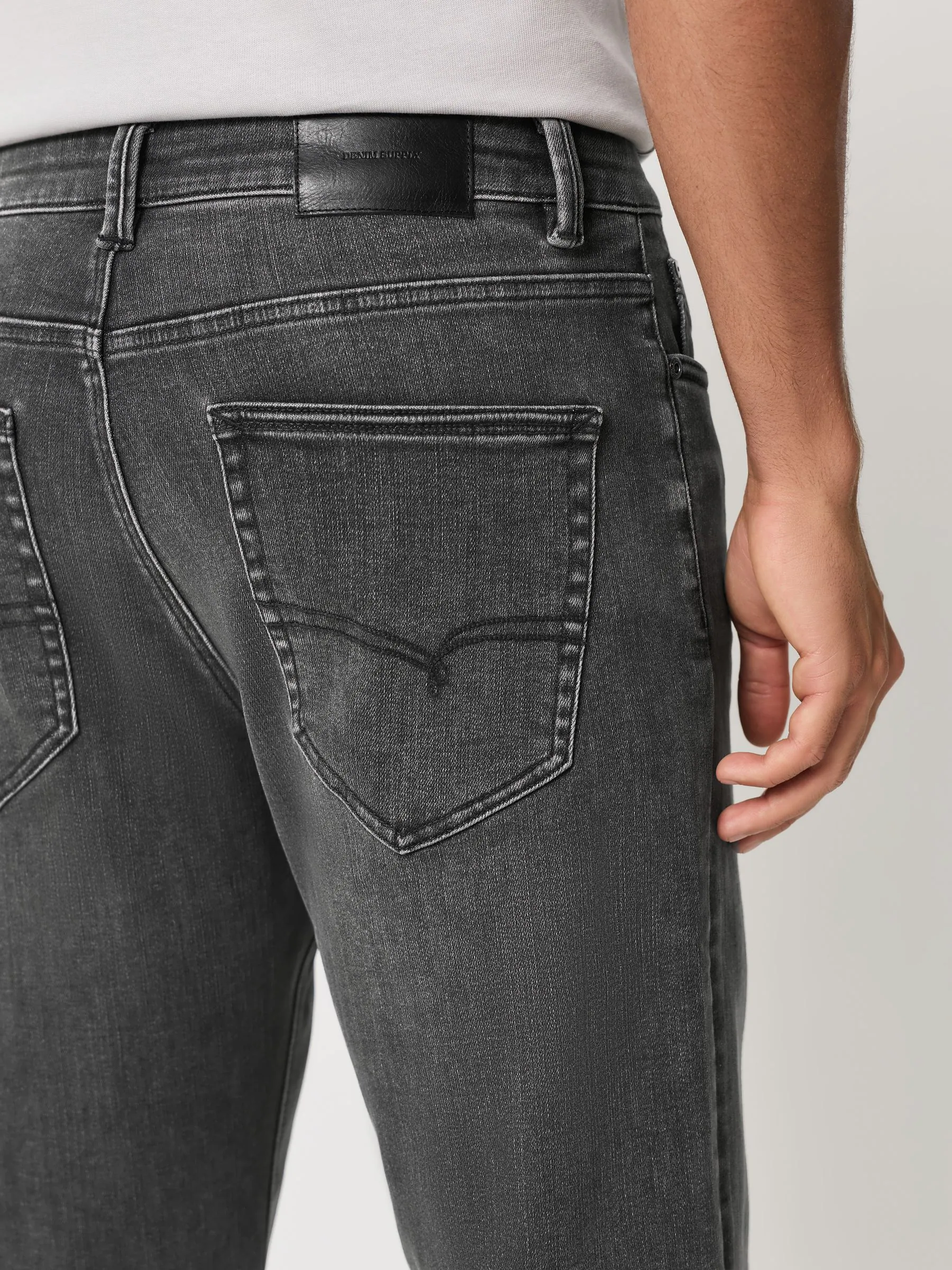 Grijs - ThermoGen - Straight fit - Motionflex jeans