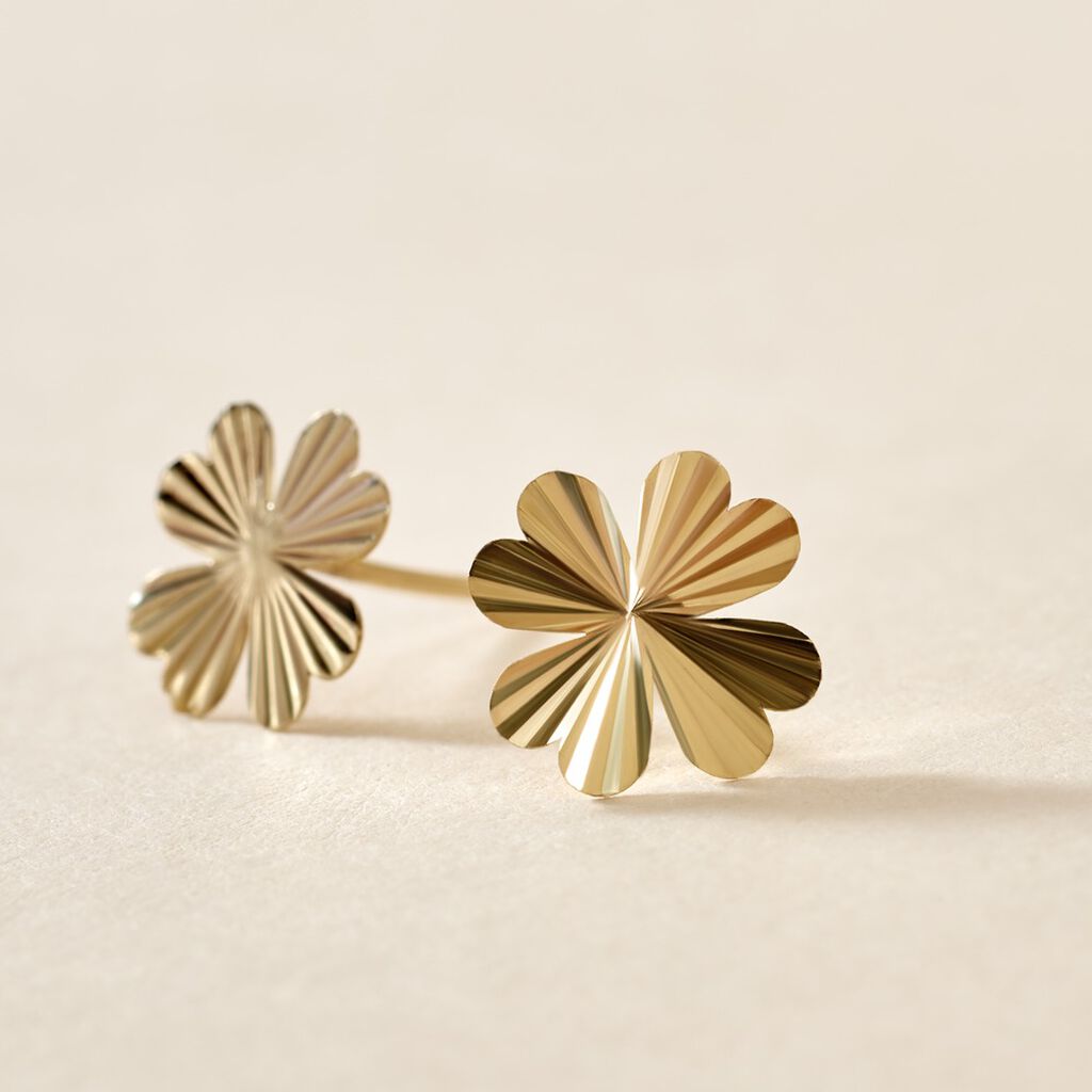 Boucles D'oreilles Puces Dag Or Jaune