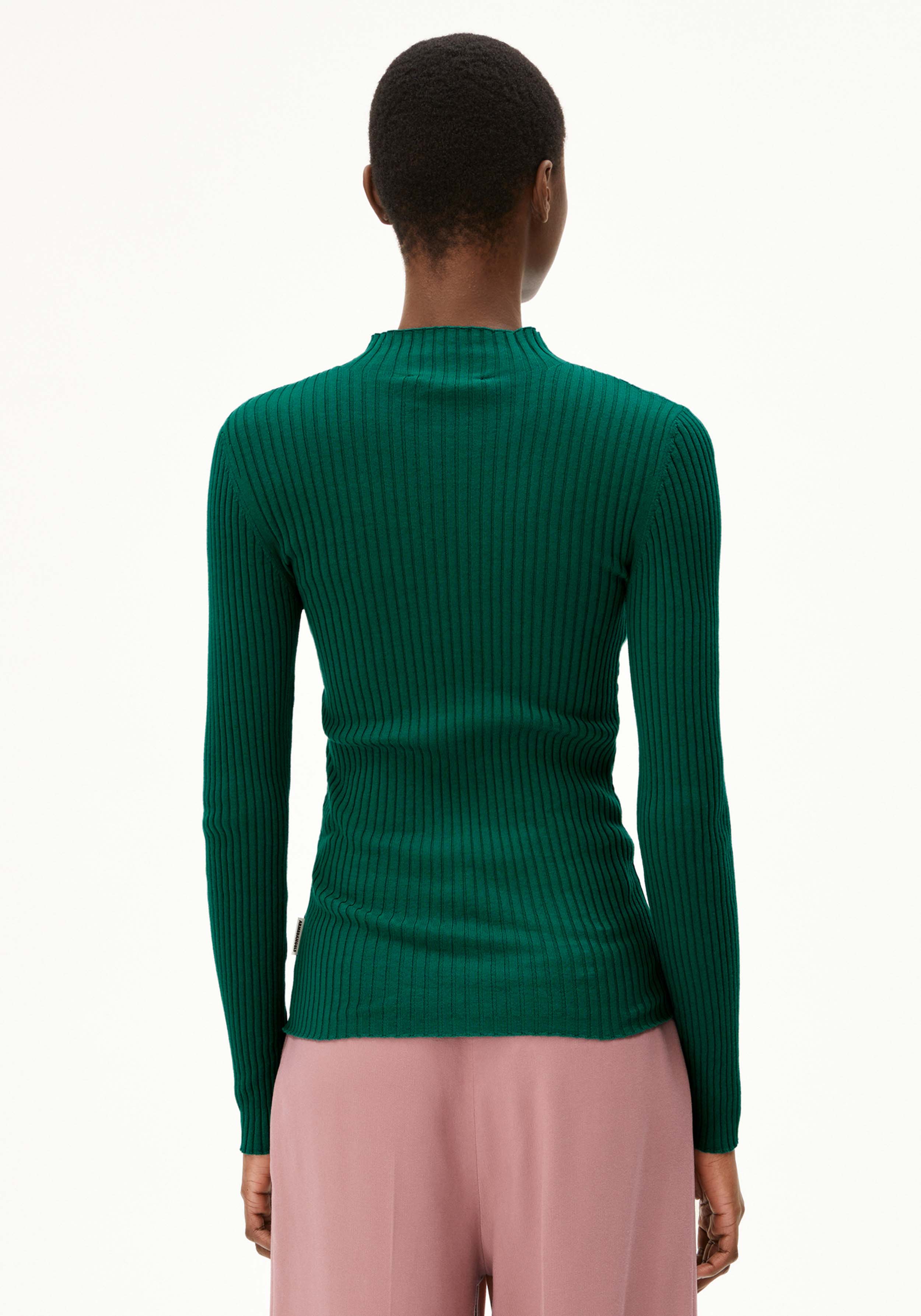 Armedangels Strickpullover Alaania Emerald Green