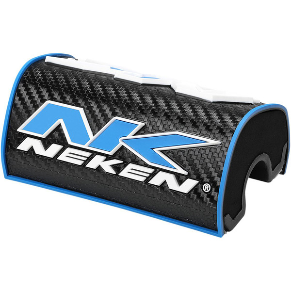 Neken - Mousse Guidon Oversized 3D - Diamètre 28,6 mm Noir / Bleu Clair