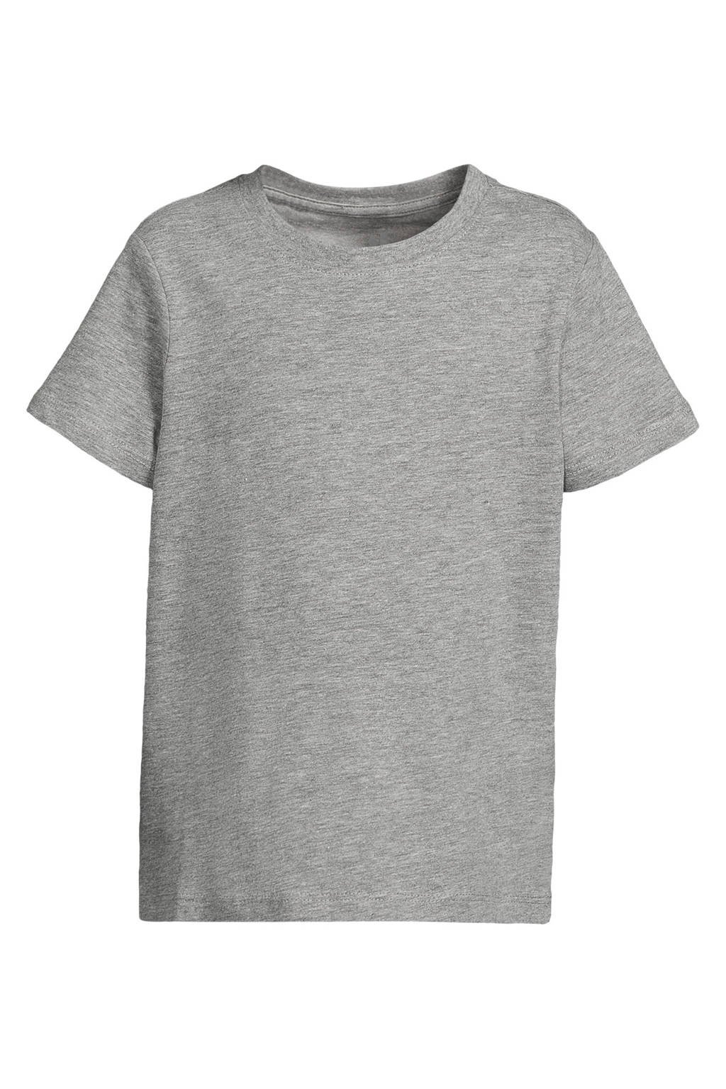 anytime T-shirt grijs melange