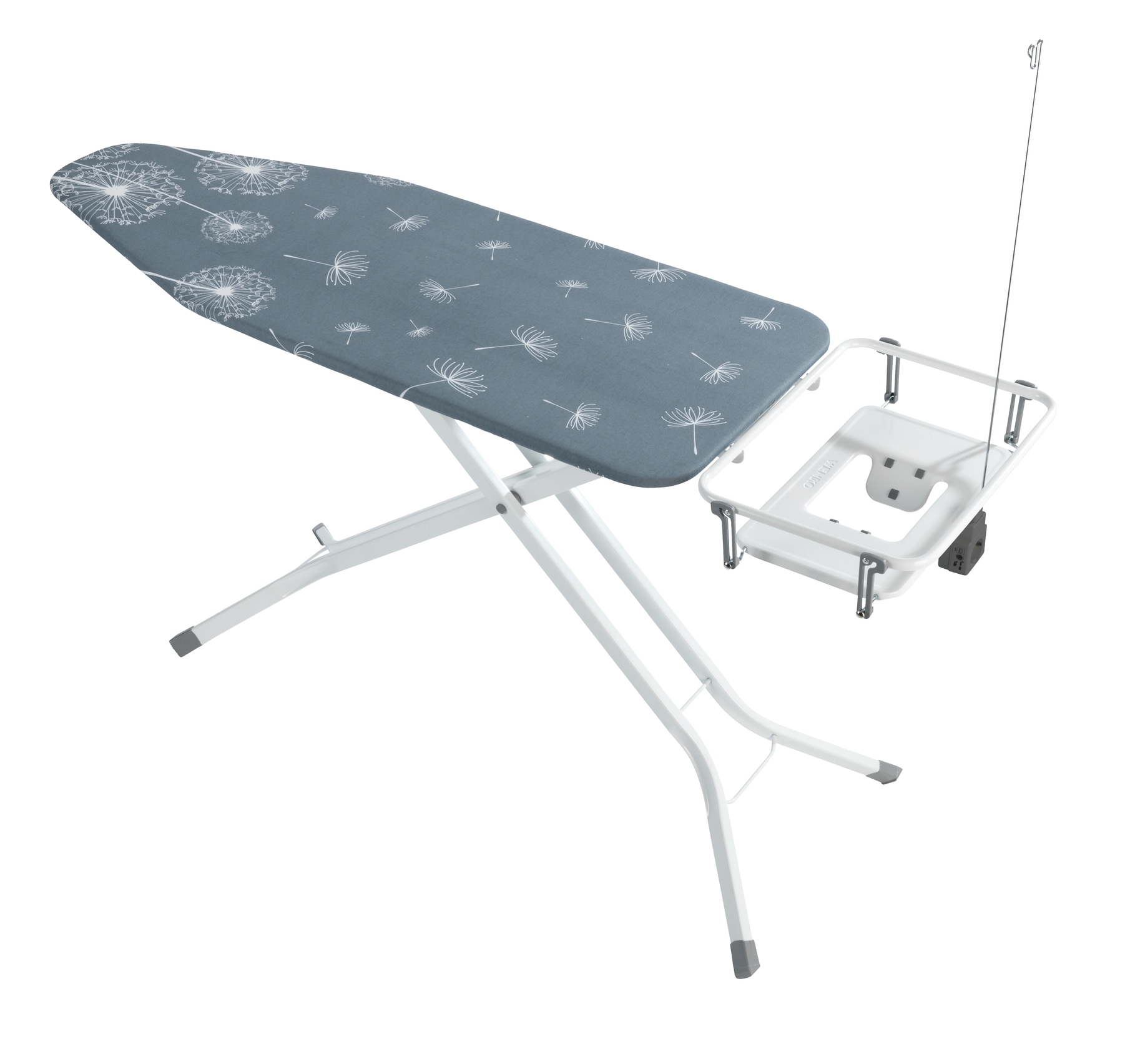 WENKO Bügelbrett »Modell Professional« Bügelfläche 130 cmx48 cm höhenverstellbarer Bügeltisch mit Kabelführung und Steckdose