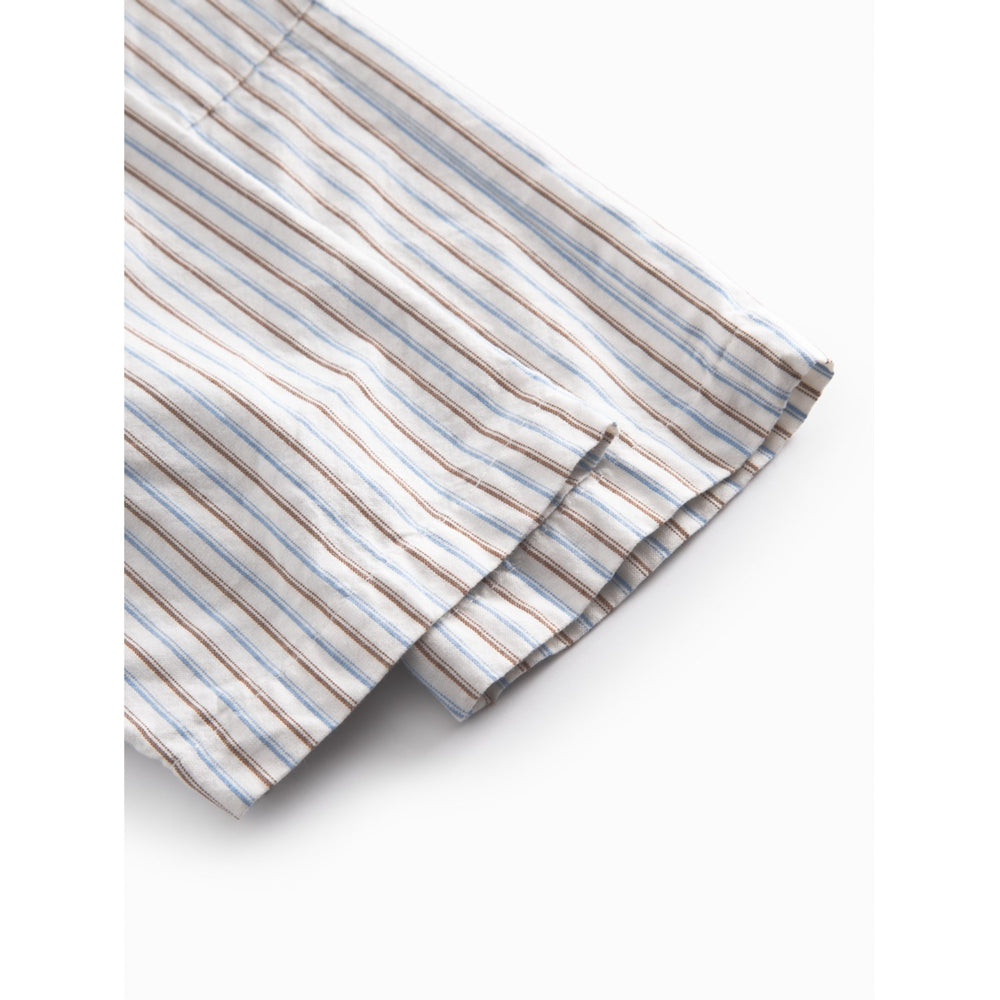 Køb MarMar Cotton Blue Iris Stripe Panto Bukser