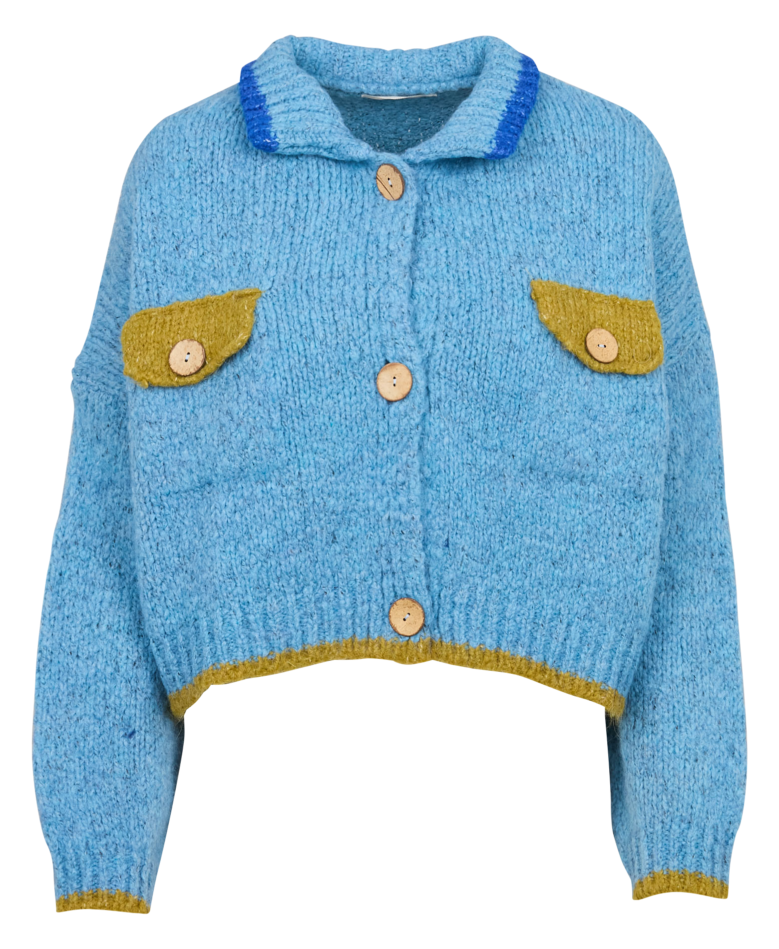 DING-DING - Gilet droit boutonné| Multicolore