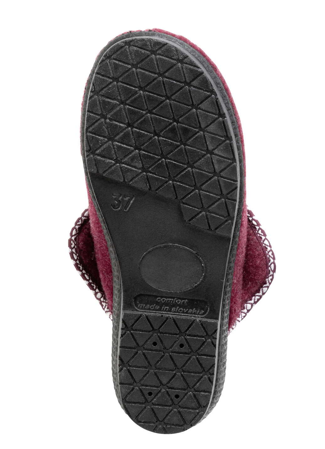 Pantoffel aus weichem Filz