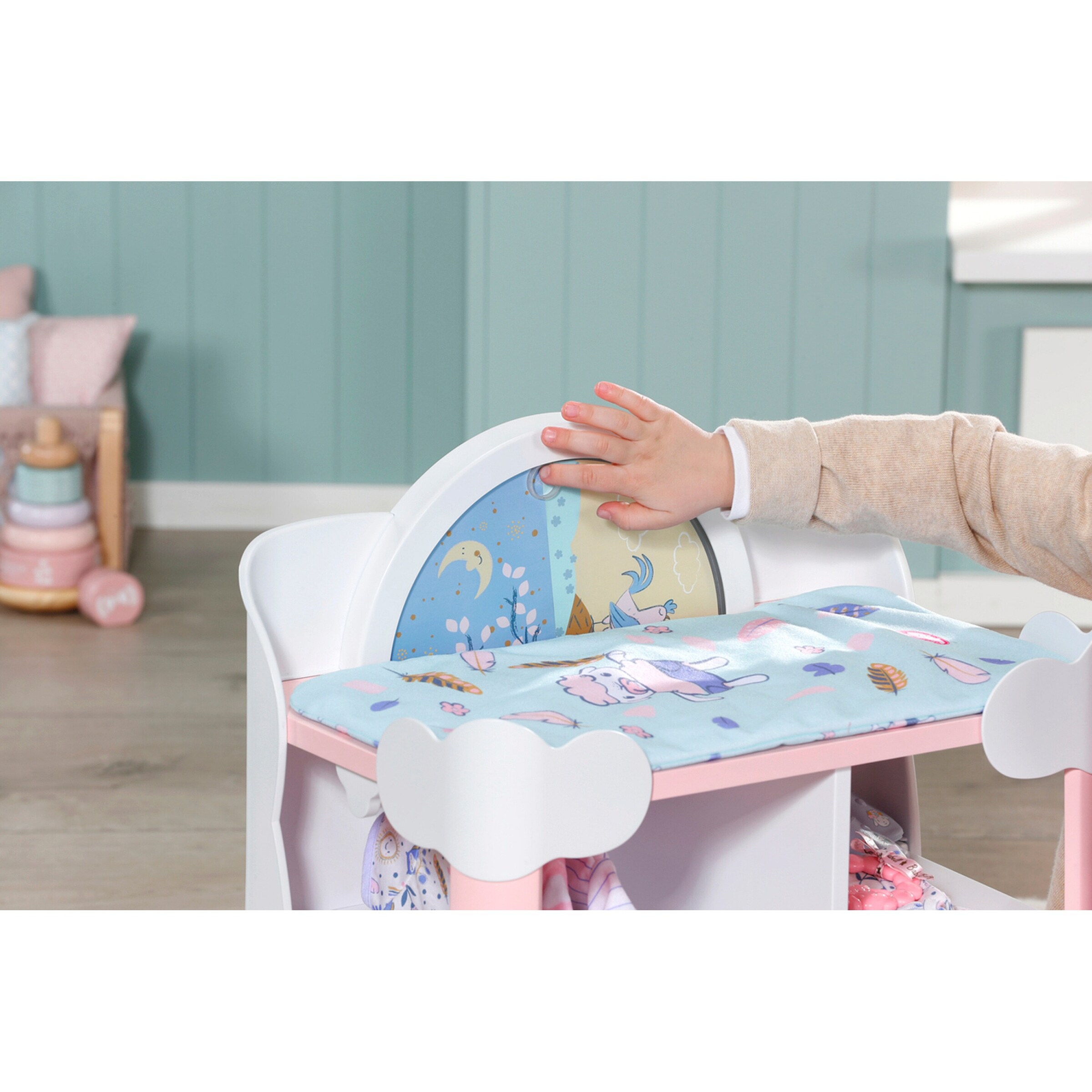 Zapf Creation - BABY ANNABELL Puppen Wickeltisch Day&Night