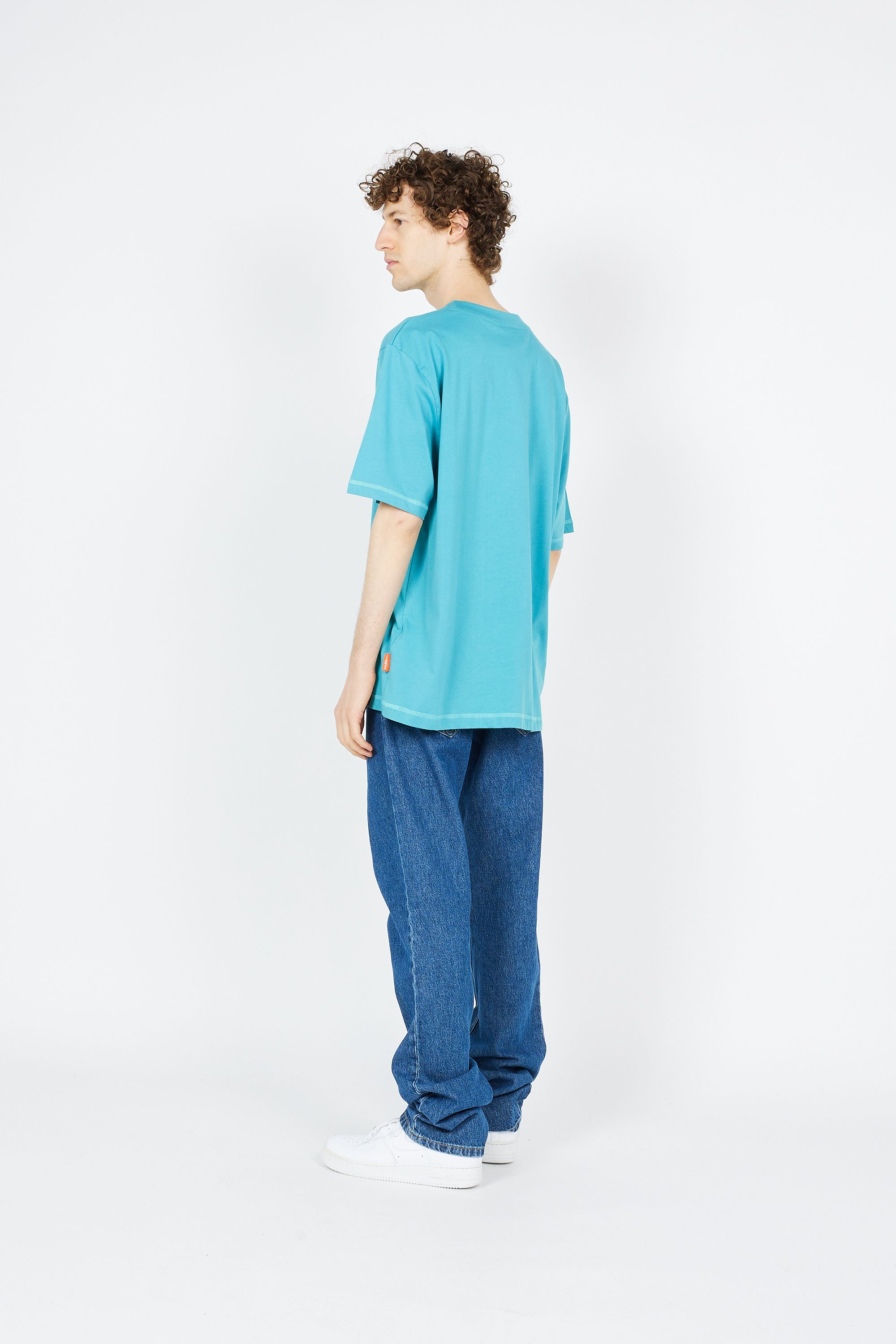WASTED T-shirt KINGDOM LINE Bleu