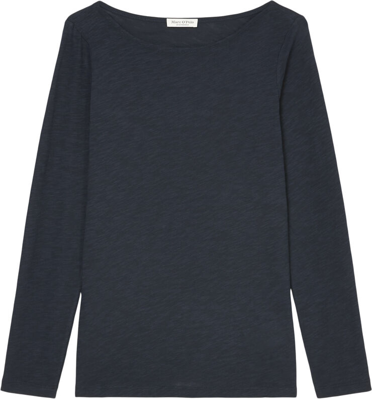Marc O’Polo T-shirt, long sleeve, boat neck Manic midnight