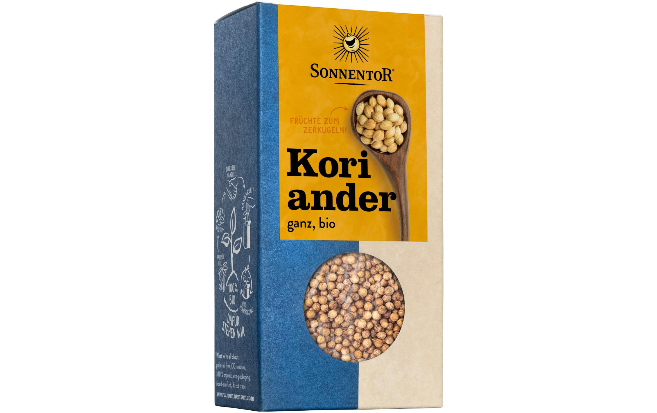 Gewürz Bio Koriander ganz Beutel 35 gKorianderkörner in Bio-Qualität