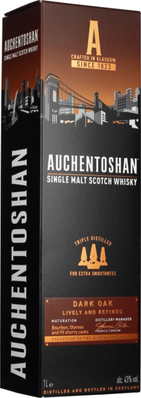 AUCHENTOSHAN DARK OAK 1LTR