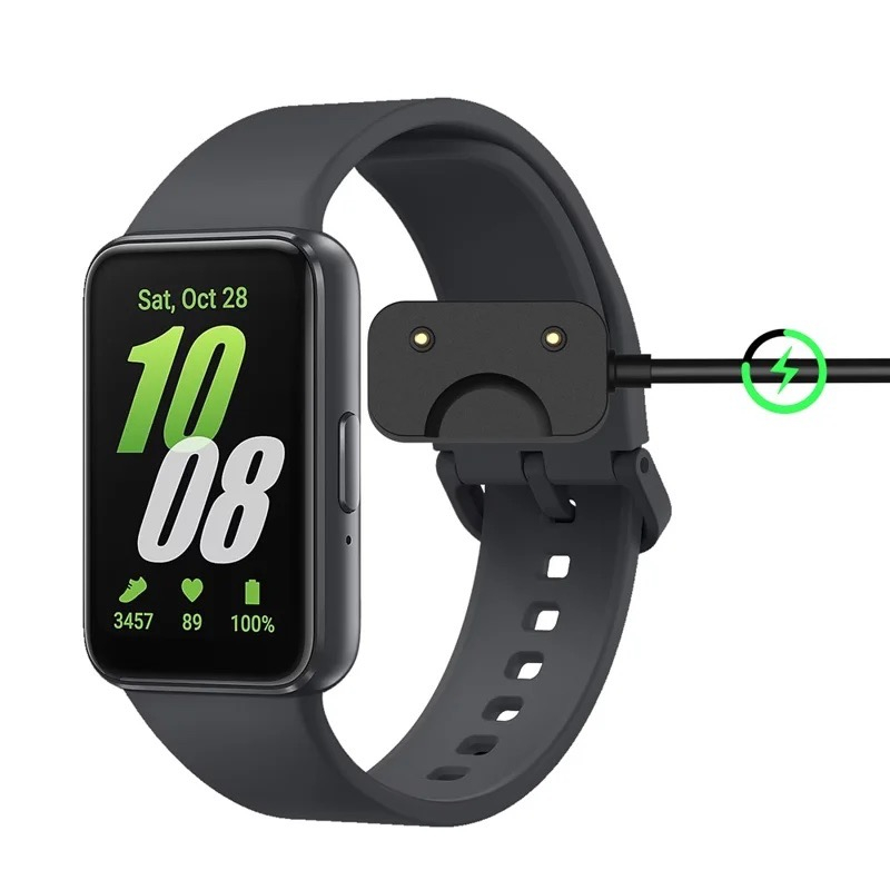 (50cm) USB C auf Samsung Galaxy Fit3 Magnetisches Ladekabel - Schwarz