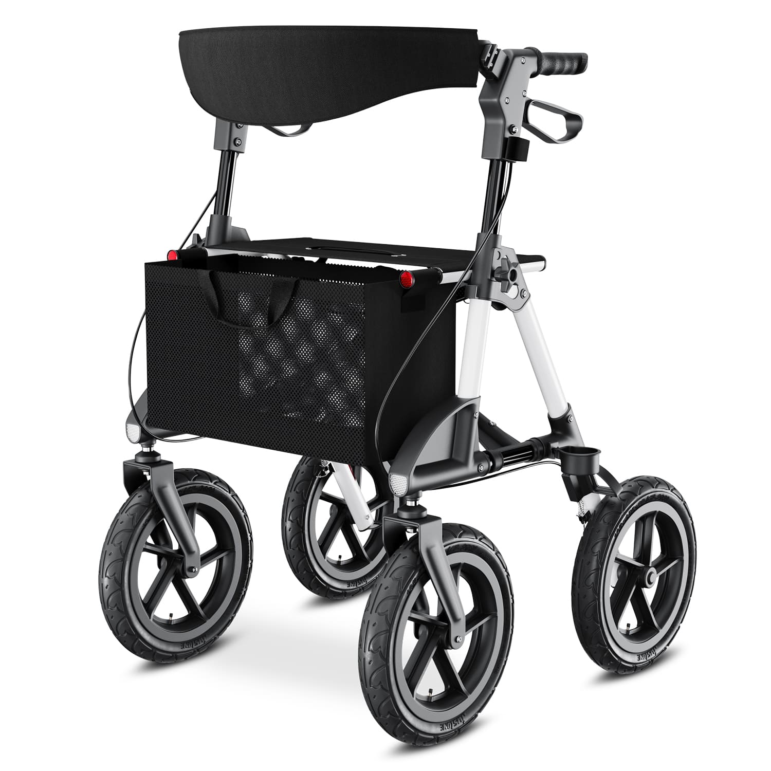 aktivshop Outdoor Rollator mit Luftbereifung Komfort