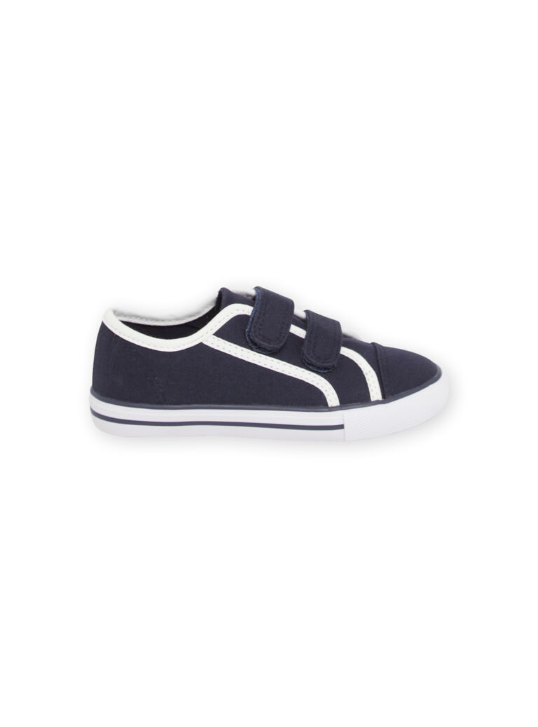 Tennis bleu marine et blanches enfant garçon