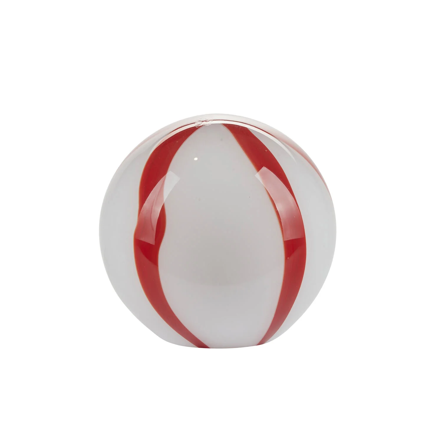 Bahne Interior  Moon swirl mushroom bordlampe, Hvid/Rød - 20 cm