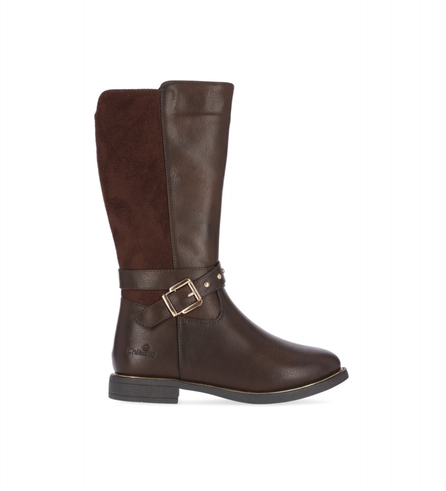 Botas infantis Chika10 Carisa tamanho 22 marrom