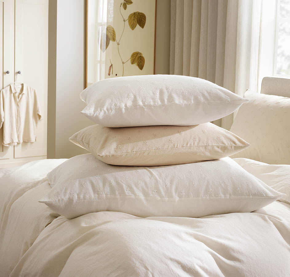 Marna hamp bomull putevar 50x70 beige