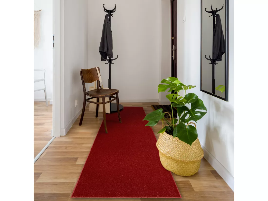 TAPIS DE COULOIR ETON 120 rouge 60x270 cm