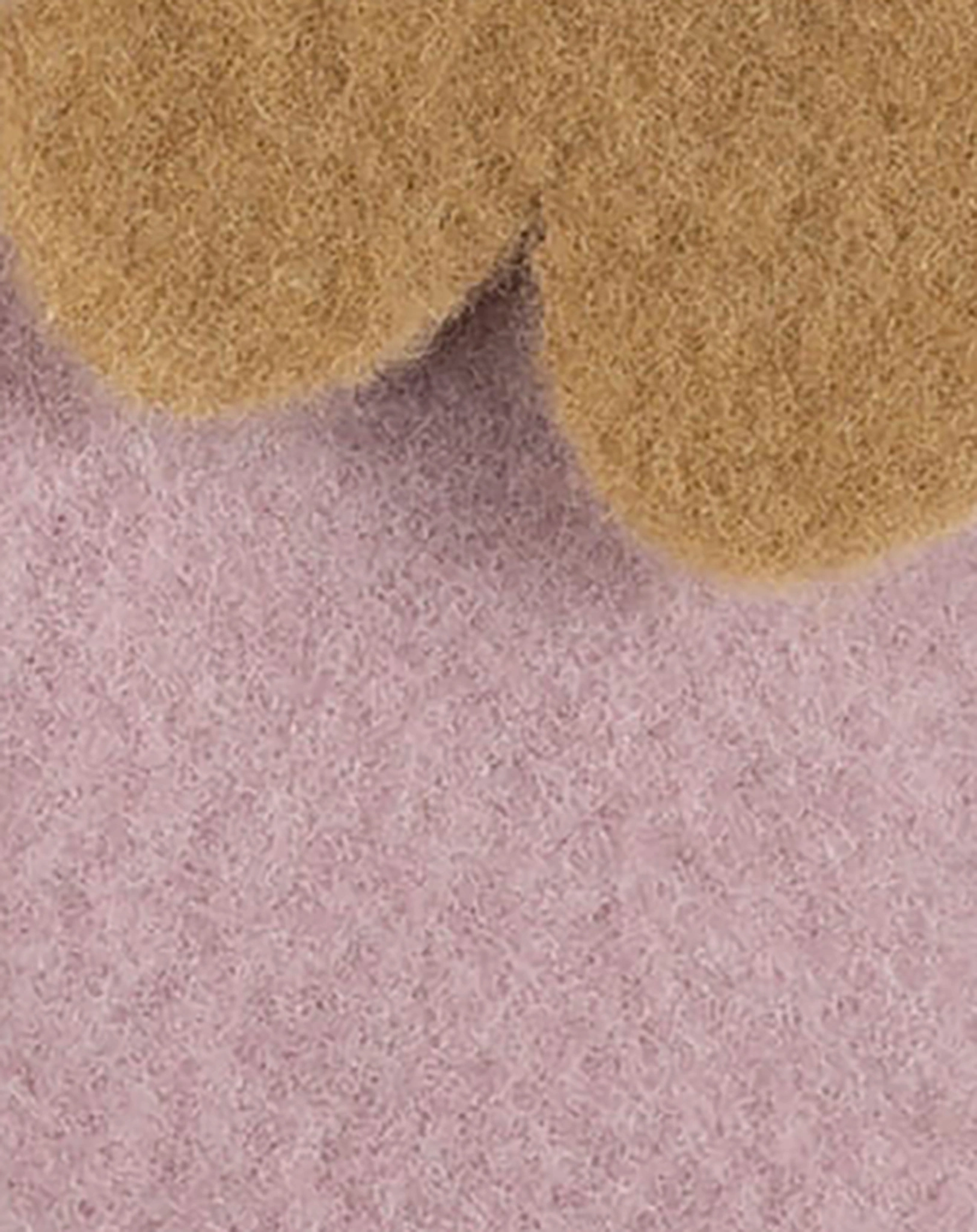 Wollfleece-Mütze FLOWER in mauve