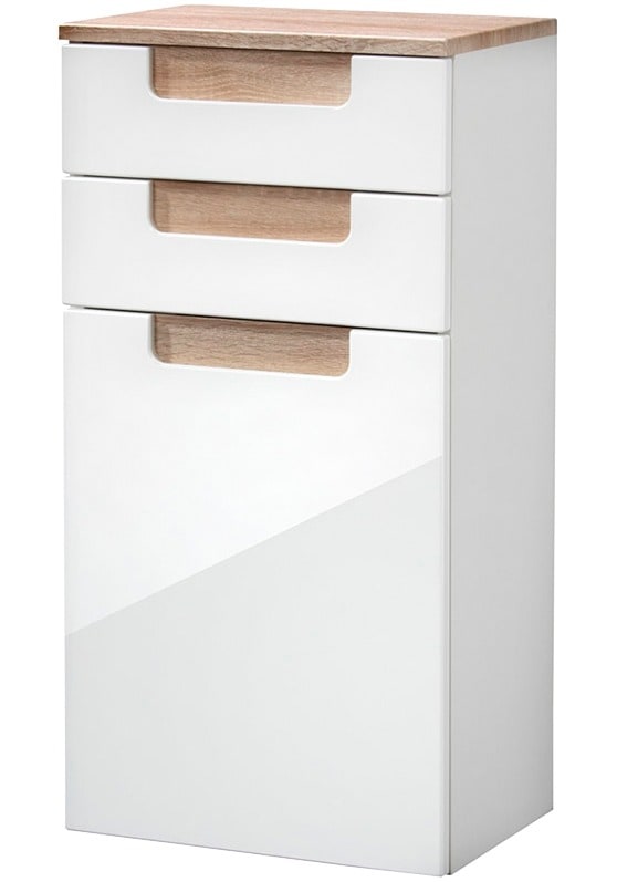 welltime Unterschrank »Siena« Breite 40 cm, mit hochglänzenden Fronten