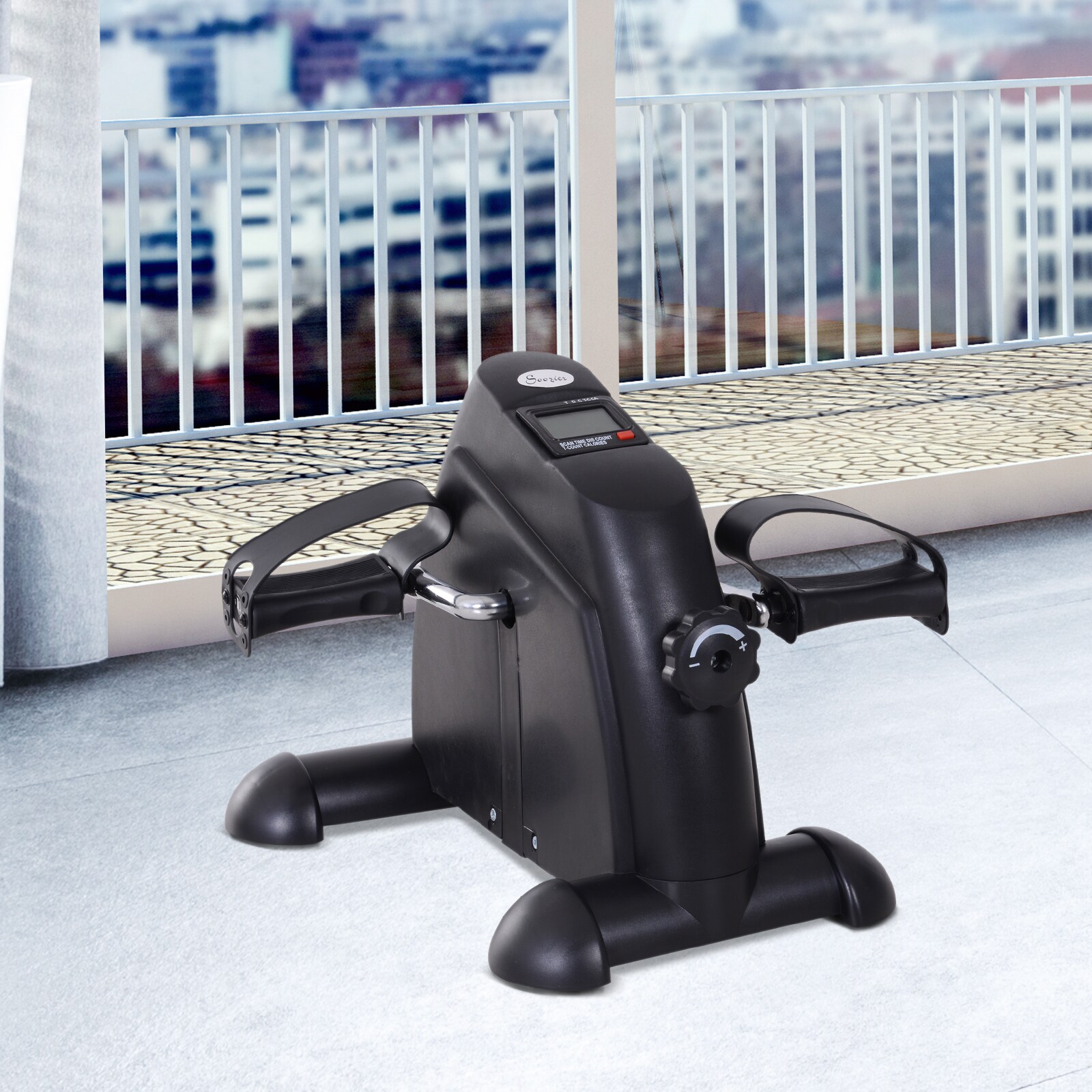 HOMCOM Pedaltrainer mit LCD-Display 39 x 40 x 31 cm (BxTxH)