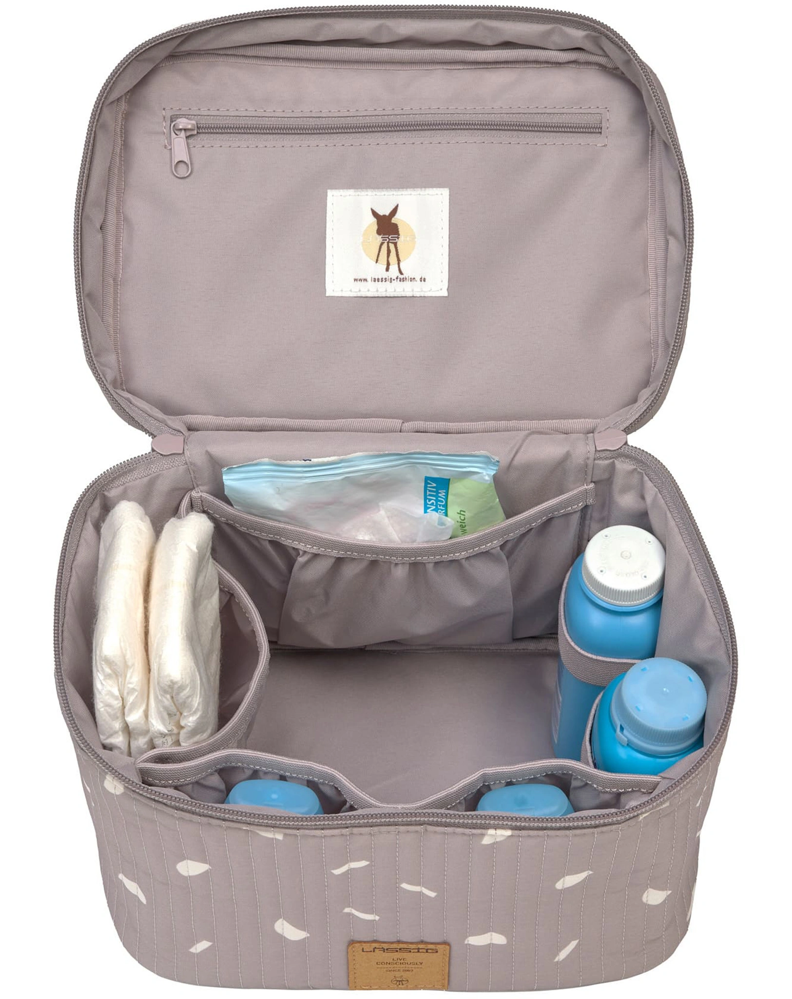 Organizer NURSERY CADDY - BLOCKS in taupe