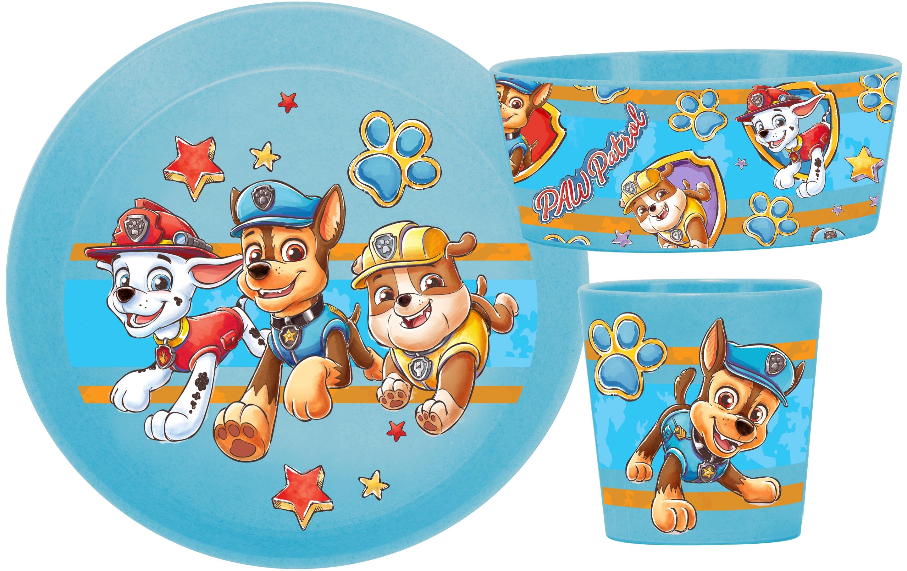 Kindergeschirrset Connect Paw Patrol, 3-teilig, BlauGeschirrset für Kinder