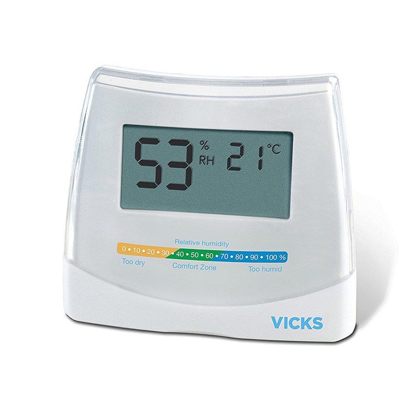 Hygromètre et thermomètre 2 en 1 – Blanc