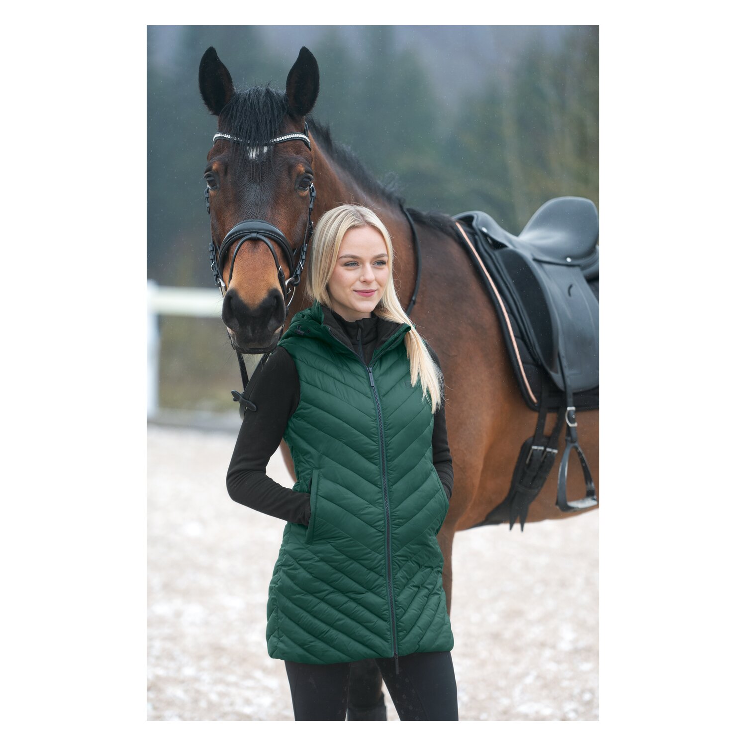 Cheval de Luxe Langweste - deep emerald