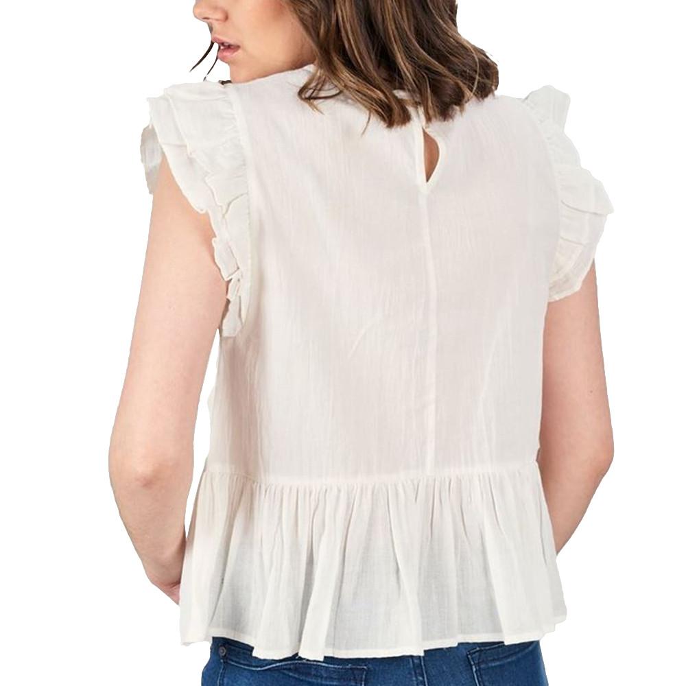 Deeluxe Blouse Écru Femme Deeluxe Ildya