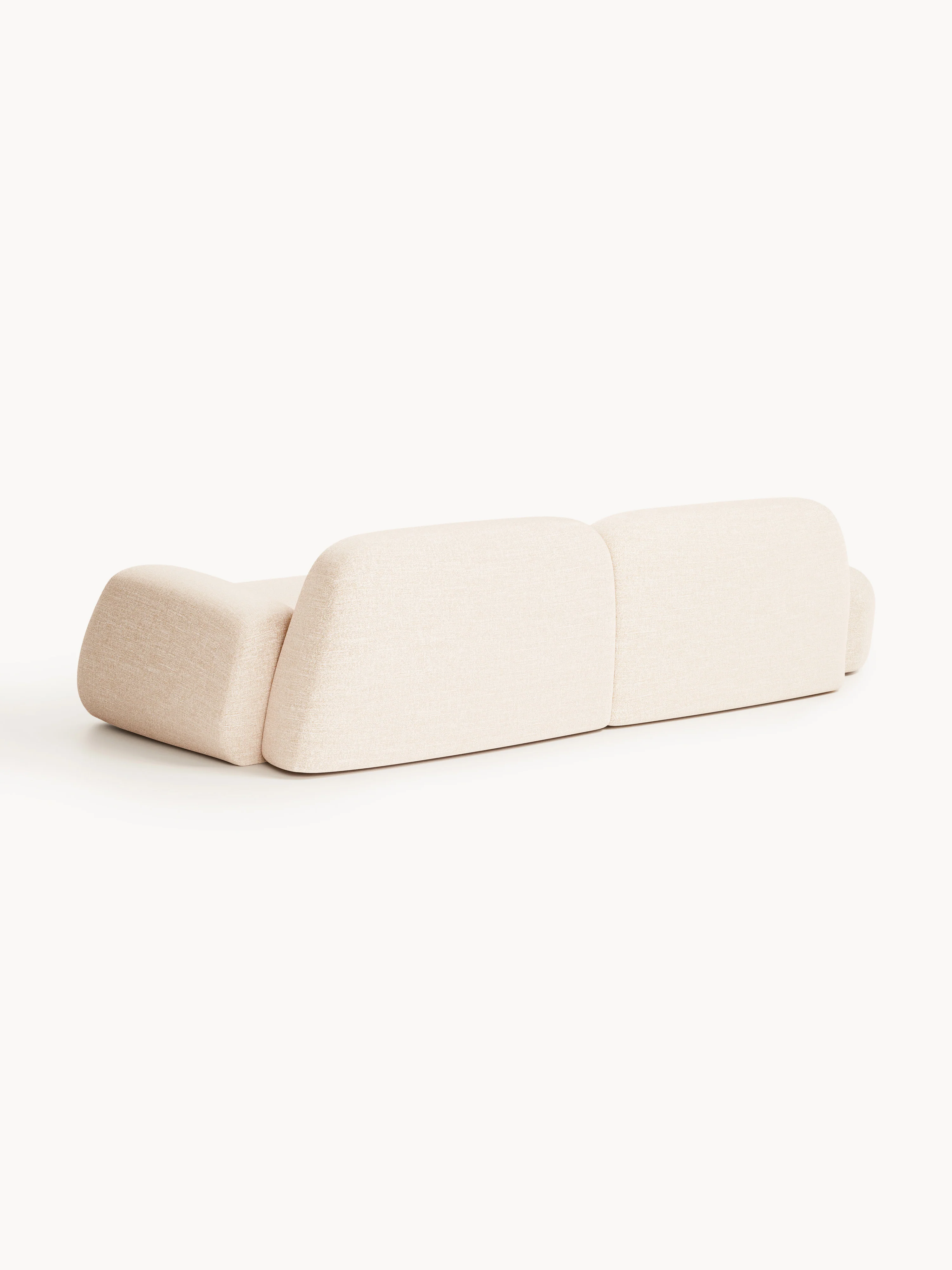 Modulaire bouclé chaise Wolke (3-zits)